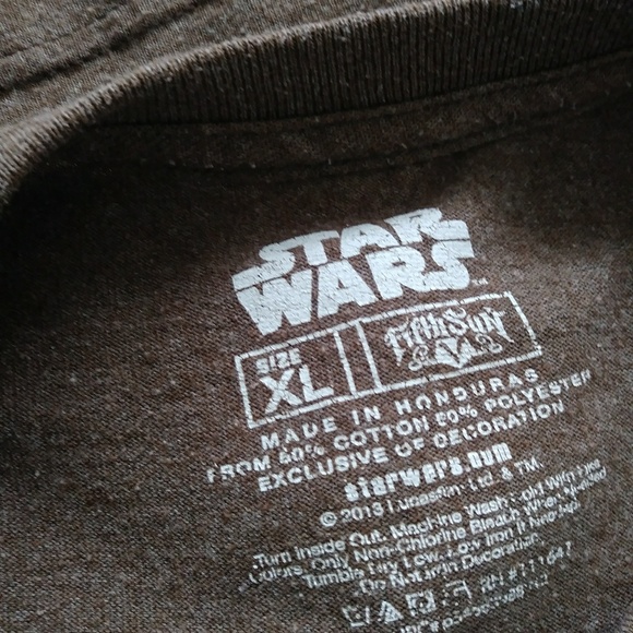 Star Wars Chewbacca Graphic T-Shirt - Picture 6 of 7